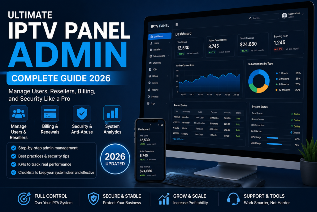 IPTV Panel Admin

