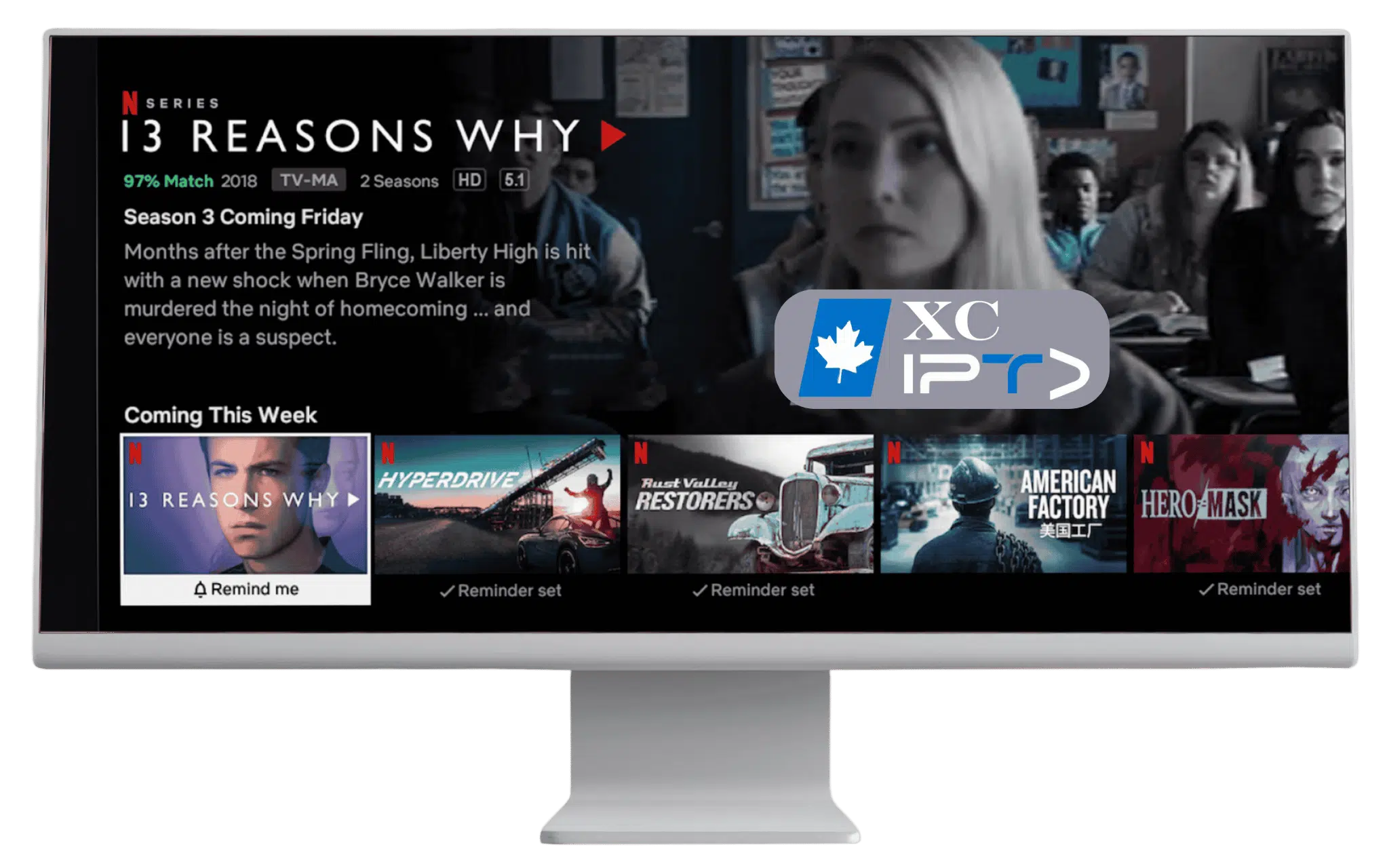 Professional IPTV subscription with worldwide streaming support on multiple devices
